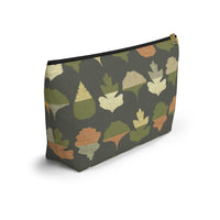 Frond Accessory Pouch w T-bottom in Green